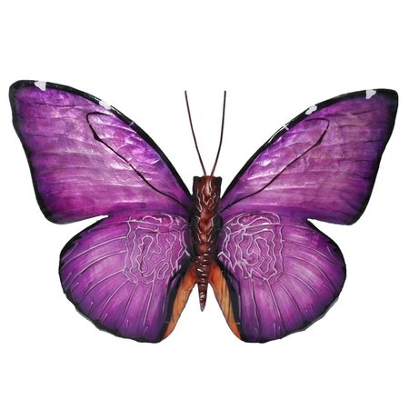 MADE4MANSIONS Eangee Home Design esh128 Butterfly Wall Purple MA2559261